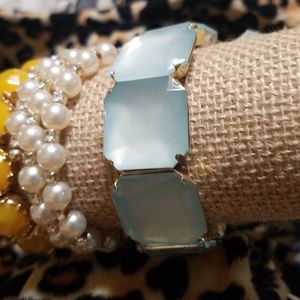 Carole Inc Torqoise Opal Stretch Bracelet